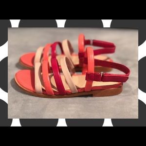 ZARA Leather Strappy Sandals